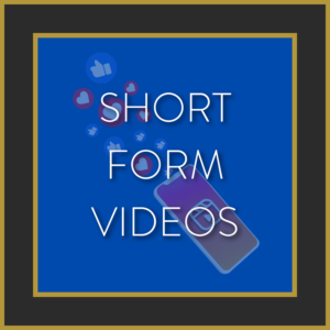 Short Form Videos on smartphone illustration