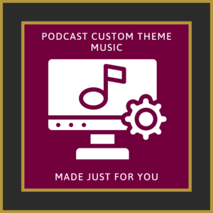 Podcast Custom Theme Music Icon - Personalized for Podcasters