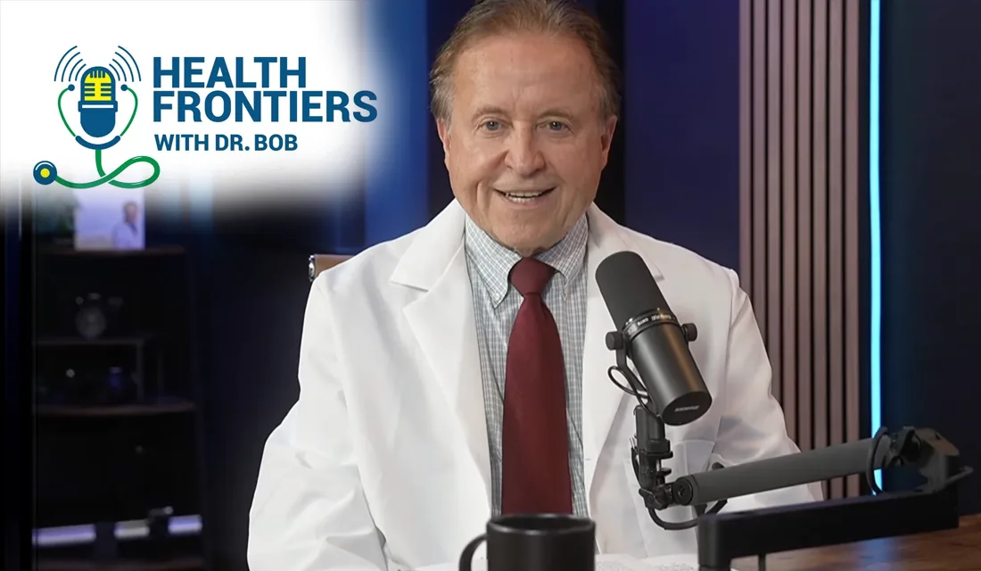 Health Frontiers with Dr. Bob, recorded at Skyllamas Podcast Studio